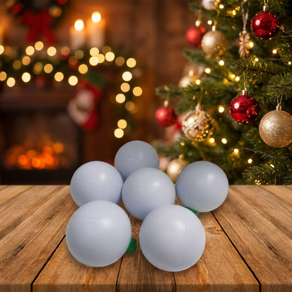 DIY-Weihnachts-Bastelset zum Bemalen drehbarer Anhänger