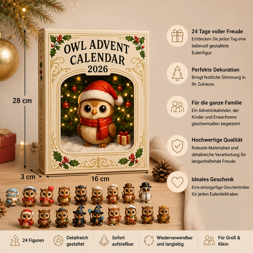 24-Tage Eulen-Adventskalender