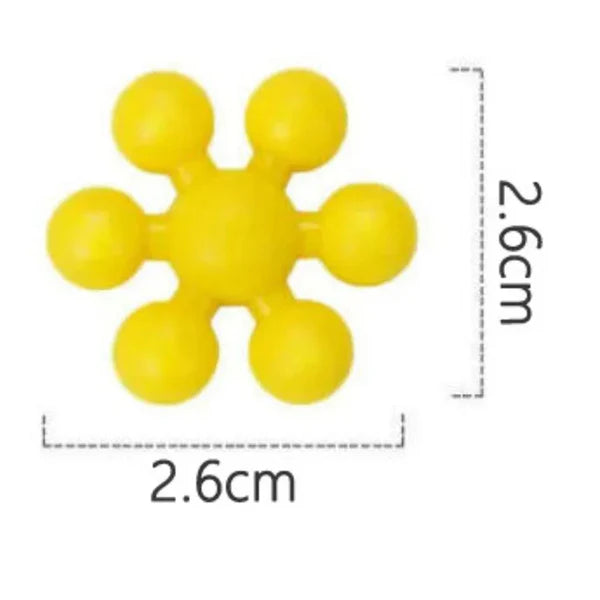 Schneeflocken-Bausteine für Kinder ⎜ Kreatives 3D-Puzzlespielzeug für pädagogischen Spaß und Feinmotorik
