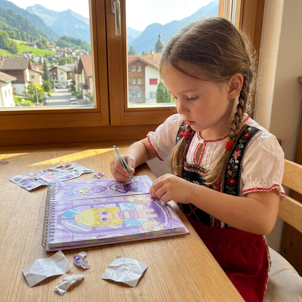 Prinzessinnen-Anzieh-Stickerbuch – Kreativer Stickerspaß für Kinder