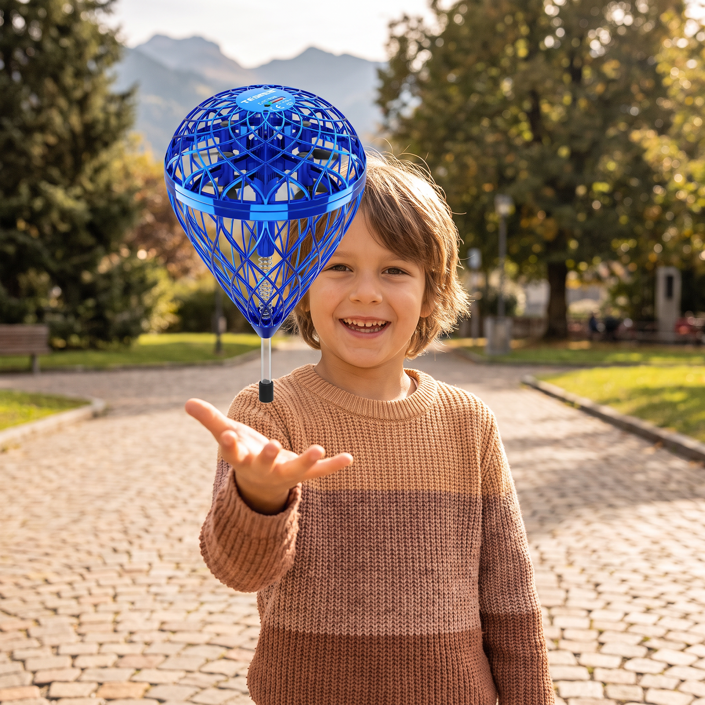 Fliegender Hüpf-Orb-Ball – Magisches Schwebe- & Wurfspielzeug für Kinder