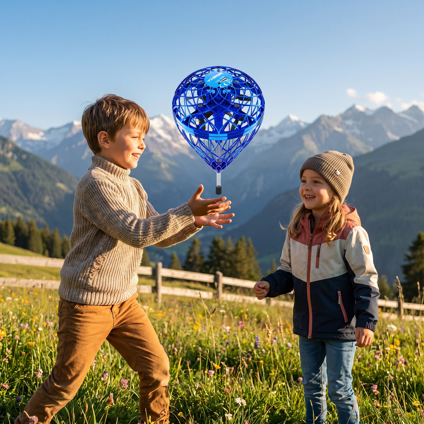 Fliegender Hüpf-Orb-Ball – Magisches Schwebe- & Wurfspielzeug für Kinder