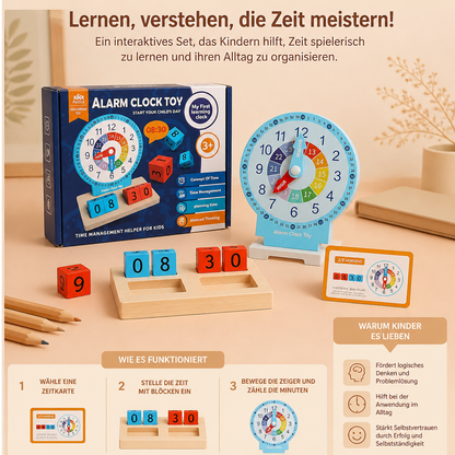 Pädagogisches Montessori Uhrzeit Lernspielzeug