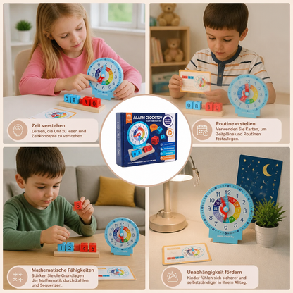 Pädagogisches Montessori Uhrzeit Lernspielzeug