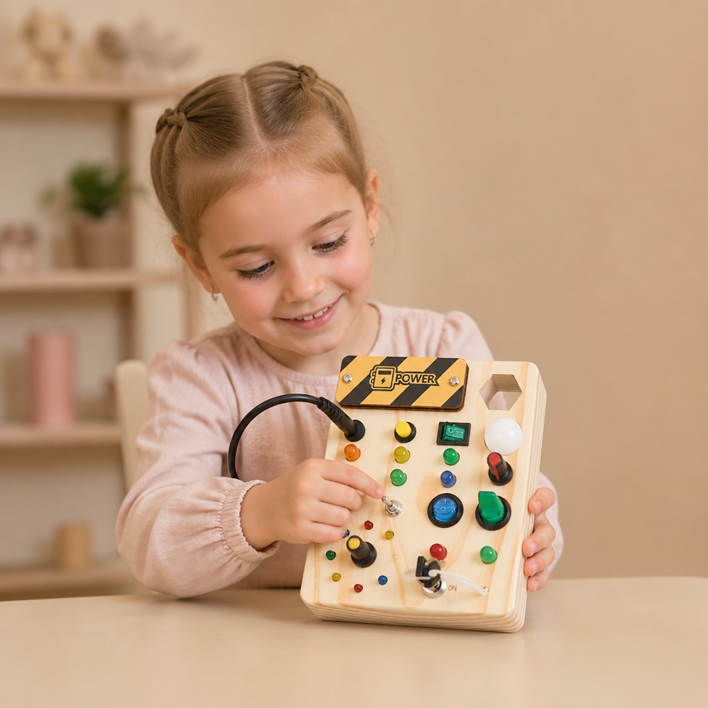 Interaktives Montessori Lernbrett für Kinder