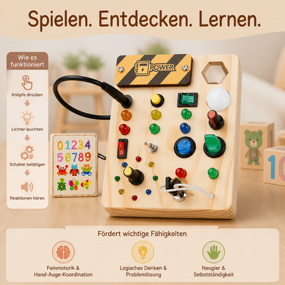 Interaktives Montessori Lernbrett für Kinder