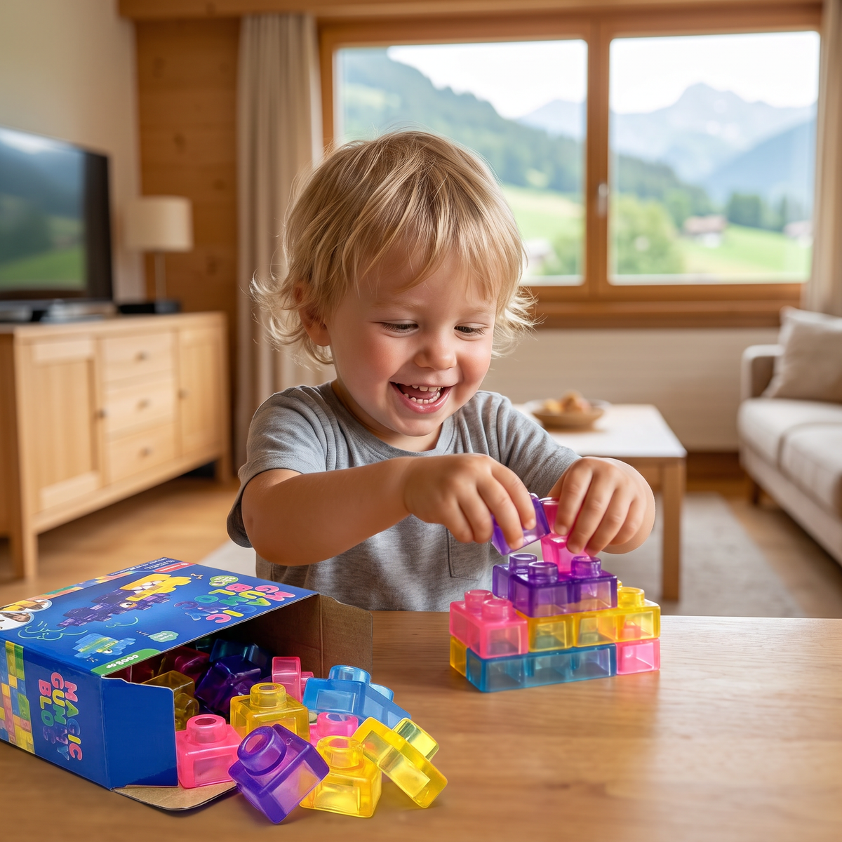 Sichere & weiche Squishy-Gelee-Bausteine für Kinder