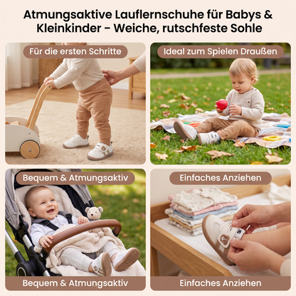 Atmungsaktive Lauflernschuhe für Babys & Kleinkinder – Weiche, rutschfeste Sohle