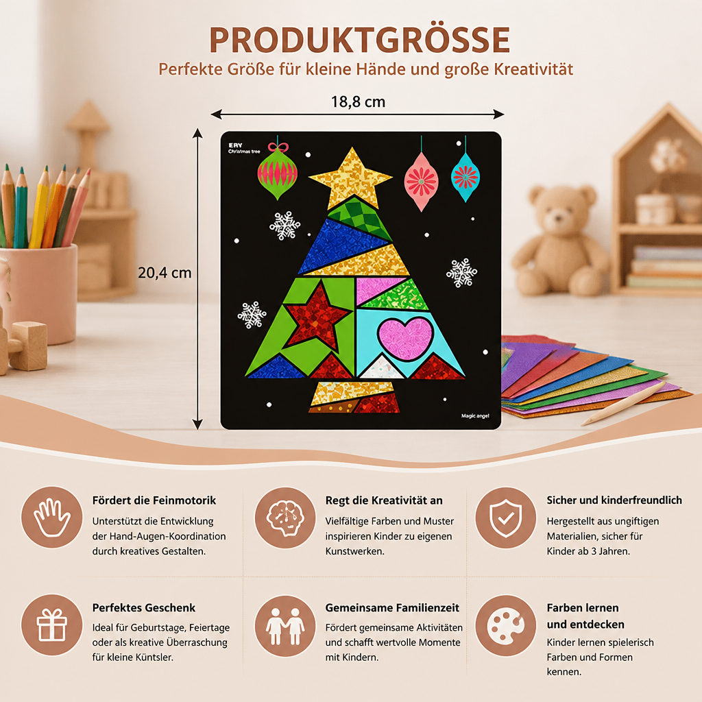 DIY-Folienkunst-Bastelset für Kinder