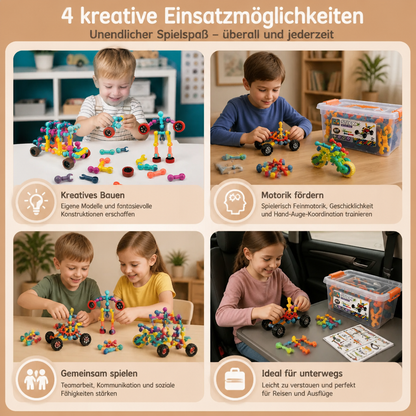 Pädagogisches DIY-Bauset mit beweglichen Gelenken