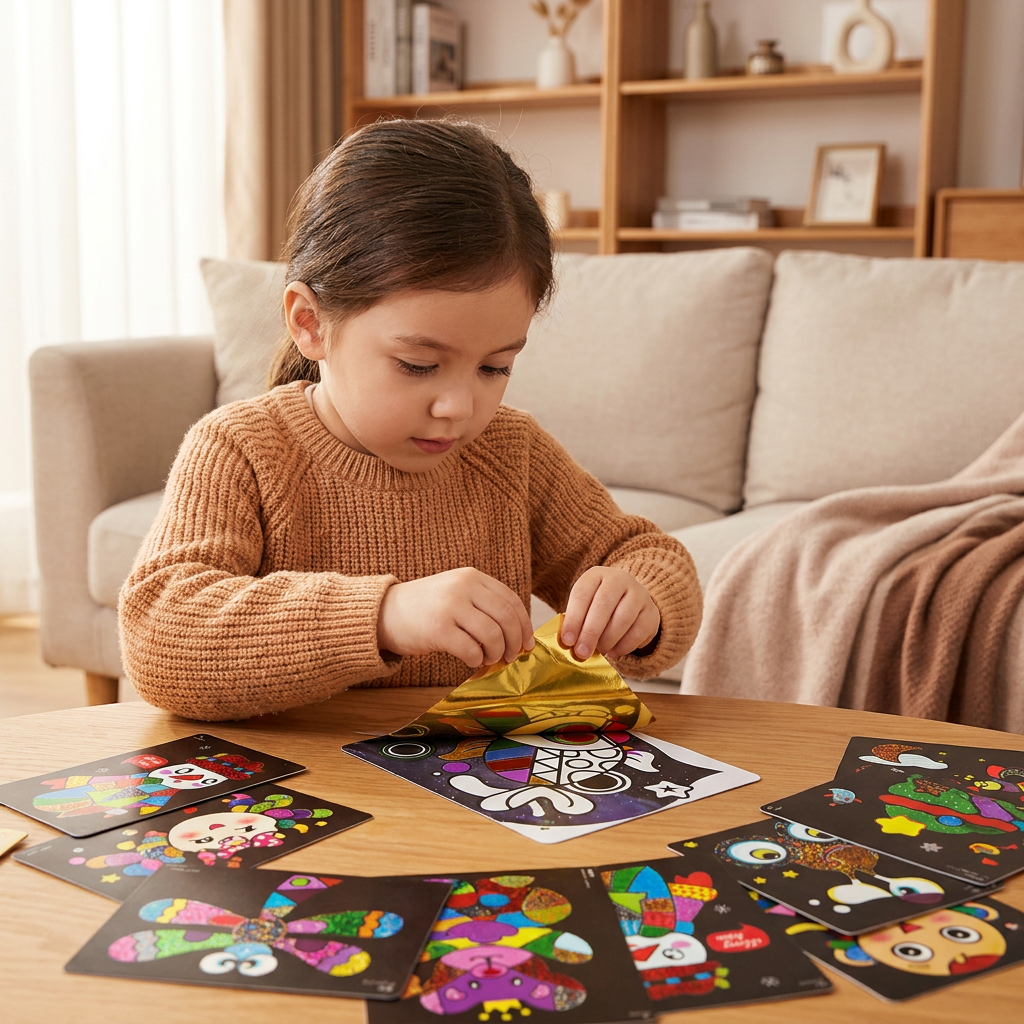 DIY-Folienkunst-Bastelset für Kinder