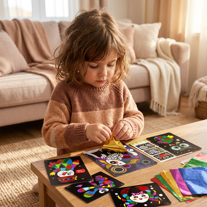 DIY-Folienkunst-Bastelset für Kinder