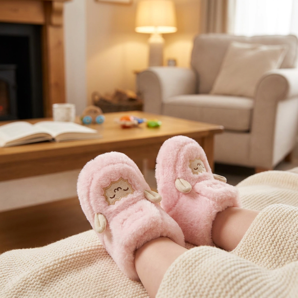 Warme & gemütliche Baby-Booties mit Fleecefutter und weichen rutschfesten Sohlen