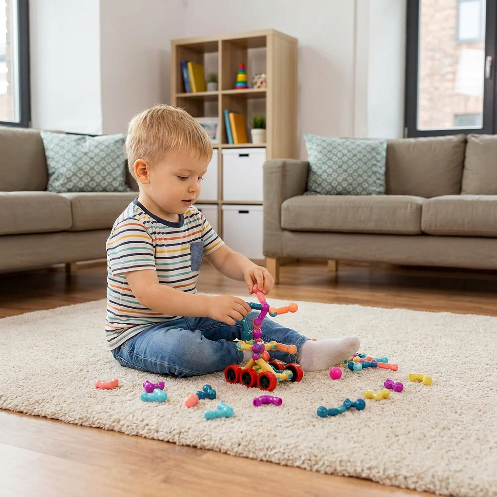 Pädagogisches DIY-Bauset mit beweglichen Gelenken