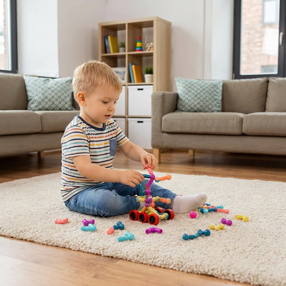 Pädagogisches DIY-Bauset mit beweglichen Gelenken