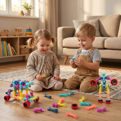 Pädagogisches DIY-Bauset mit beweglichen Gelenken