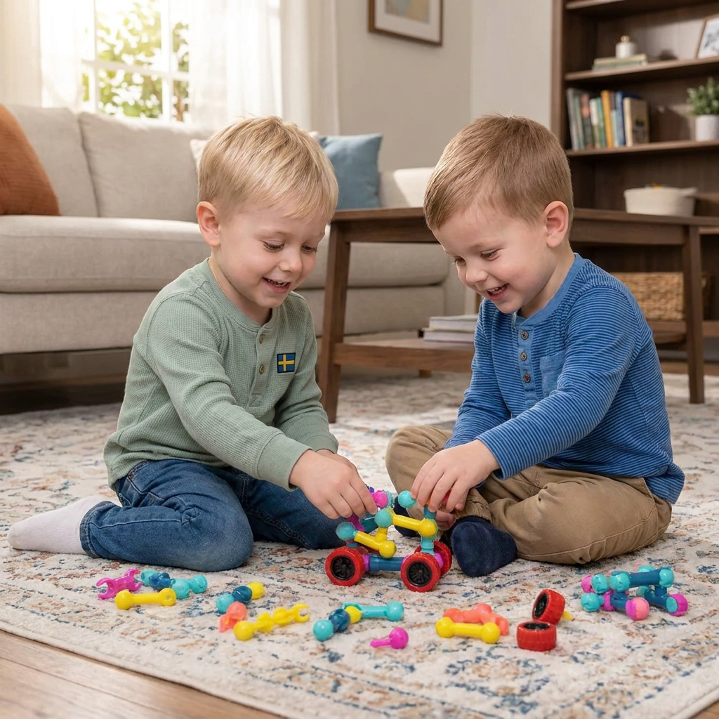 Pädagogisches DIY-Bauset mit beweglichen Gelenken