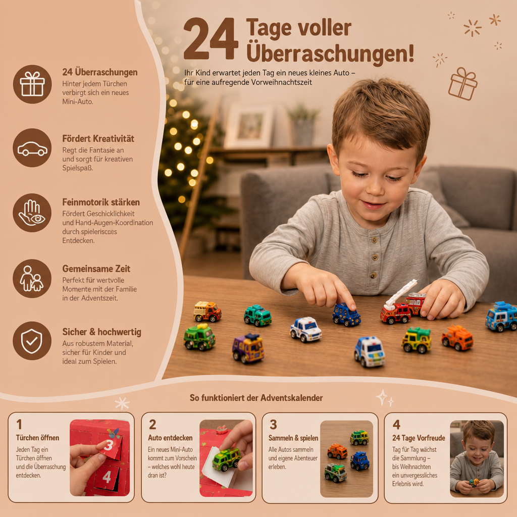 24-Tage-Cartoon-Auto-Adventskalender