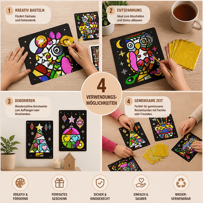 DIY-Folienkunst-Bastelset für Kinder