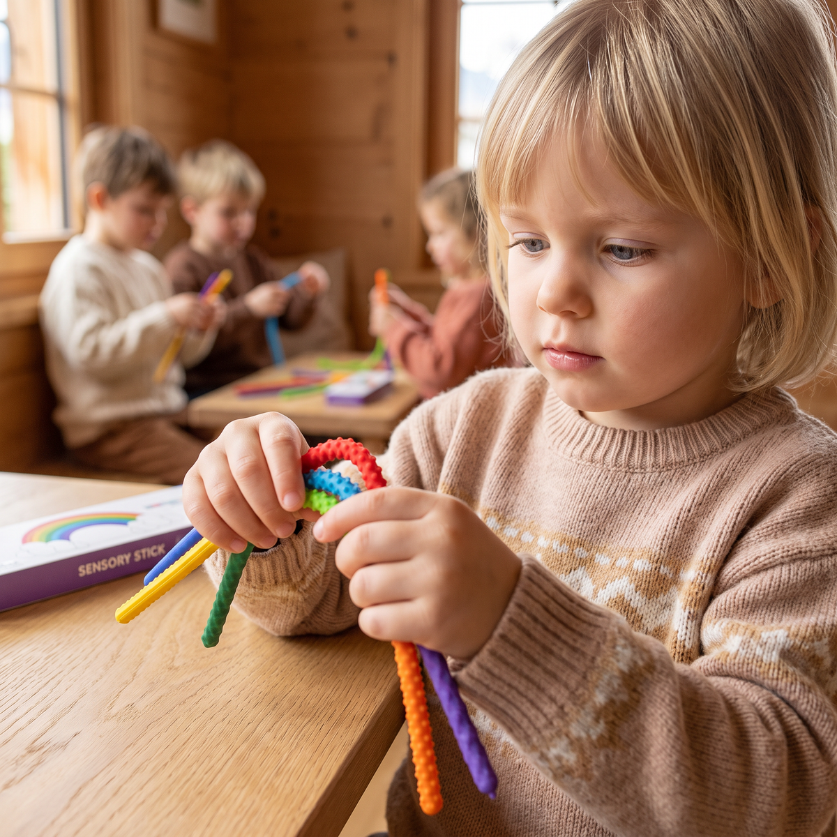 Sensorische Fidget-Sticks – Beruhigende Drehspielzeuge zum Stressabbau