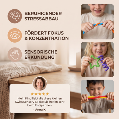 Sensorische Fidget-Sticks – Beruhigende Drehspielzeuge zum Stressabbau