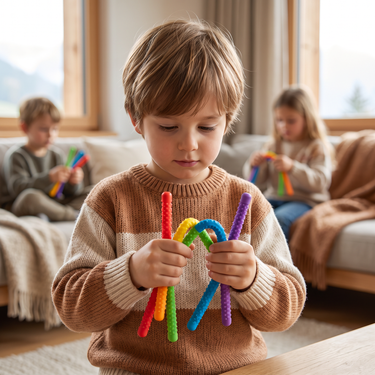 Sensorische Fidget-Sticks – Beruhigende Drehspielzeuge zum Stressabbau