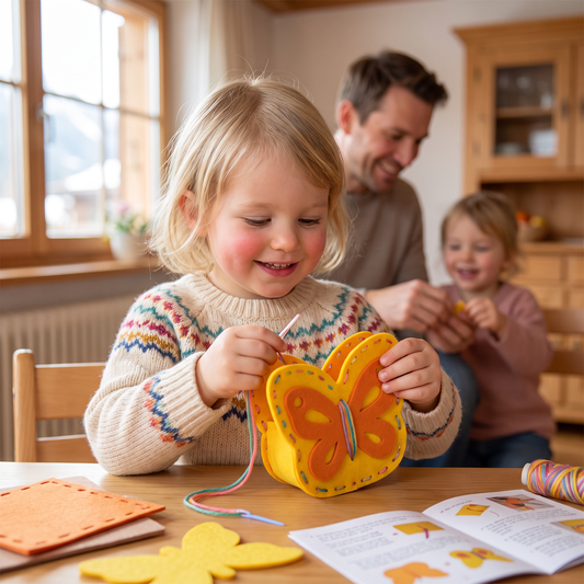 DIY-Niedliches Filz-Handtaschen-Nähset für Kinder