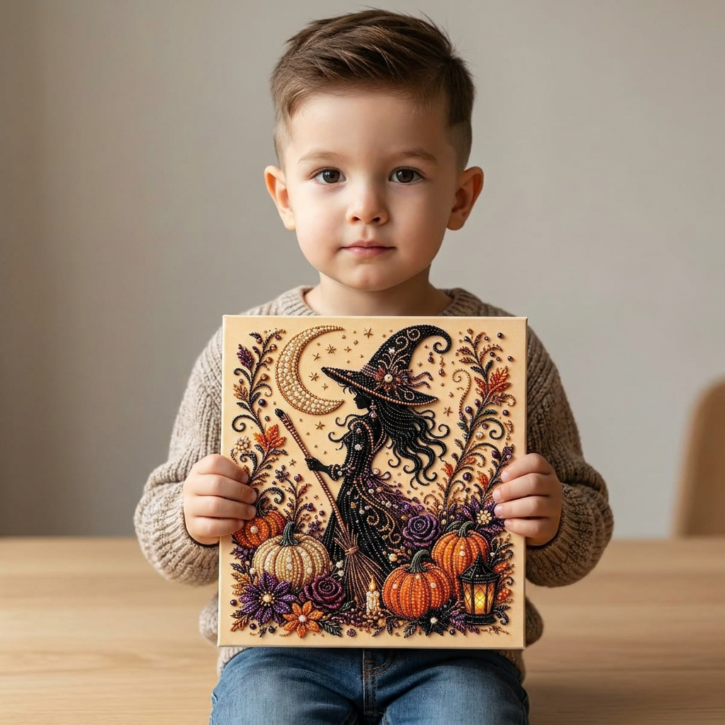 DIY-Halloween-Diamantmalerei-Set