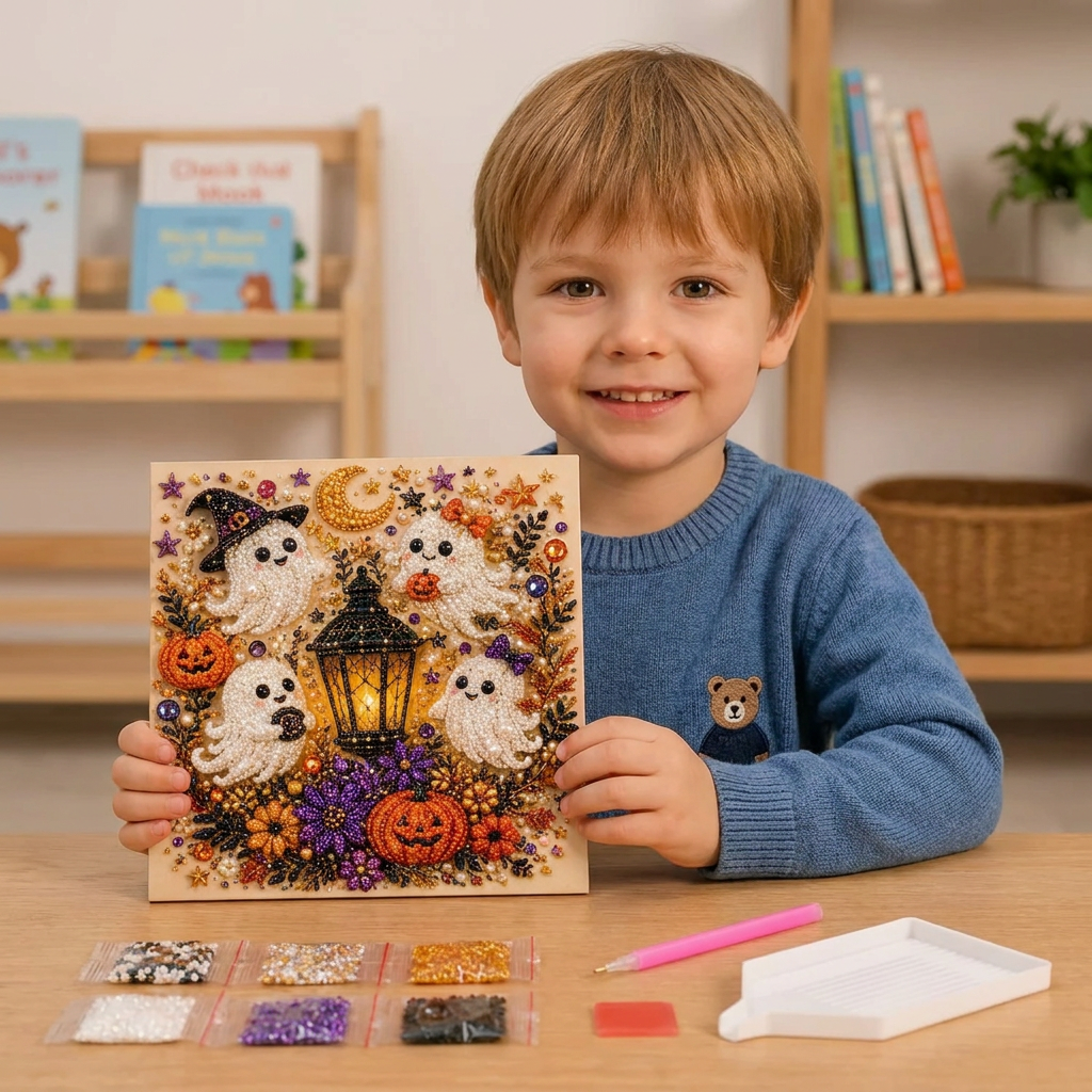 DIY-Halloween-Diamantmalerei-Set