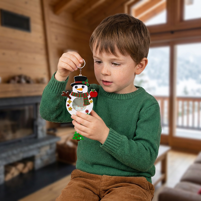 DIY-Weihnachts-Schüttelanhänger-Bastelset für Kinder