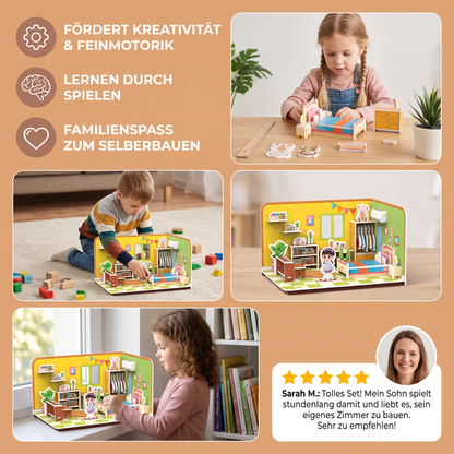 3D-DIY-Spielzimmer-Bauset – Pädagogisches Puzzle- & Bastelset