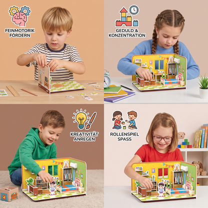 3D-DIY-Spielzimmer-Bauset – Pädagogisches Puzzle- & Bastelset