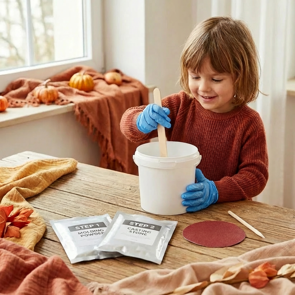 Handabdruck-Set für Familien & Paare – 3D Gips Erinnerungsset