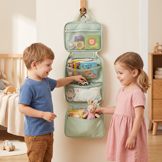 Familien-Reise-Organizer-Tasche für Spielzeug & Alltagsutensilien