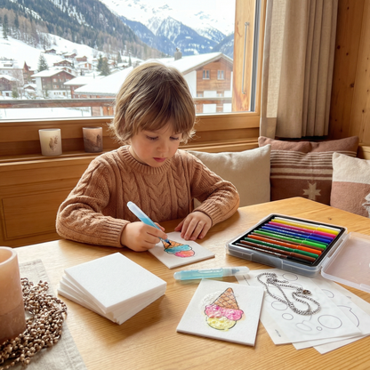 Kreatives Schwamm-Malset für Kinder – DIY Kunstset mit Bubble-Effekt