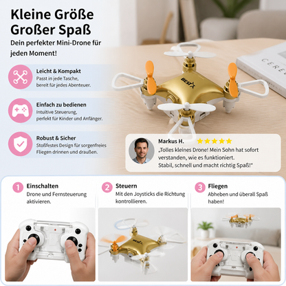 Mini-Drohne – ferngesteuerter Stunt-Flieger für Kinder