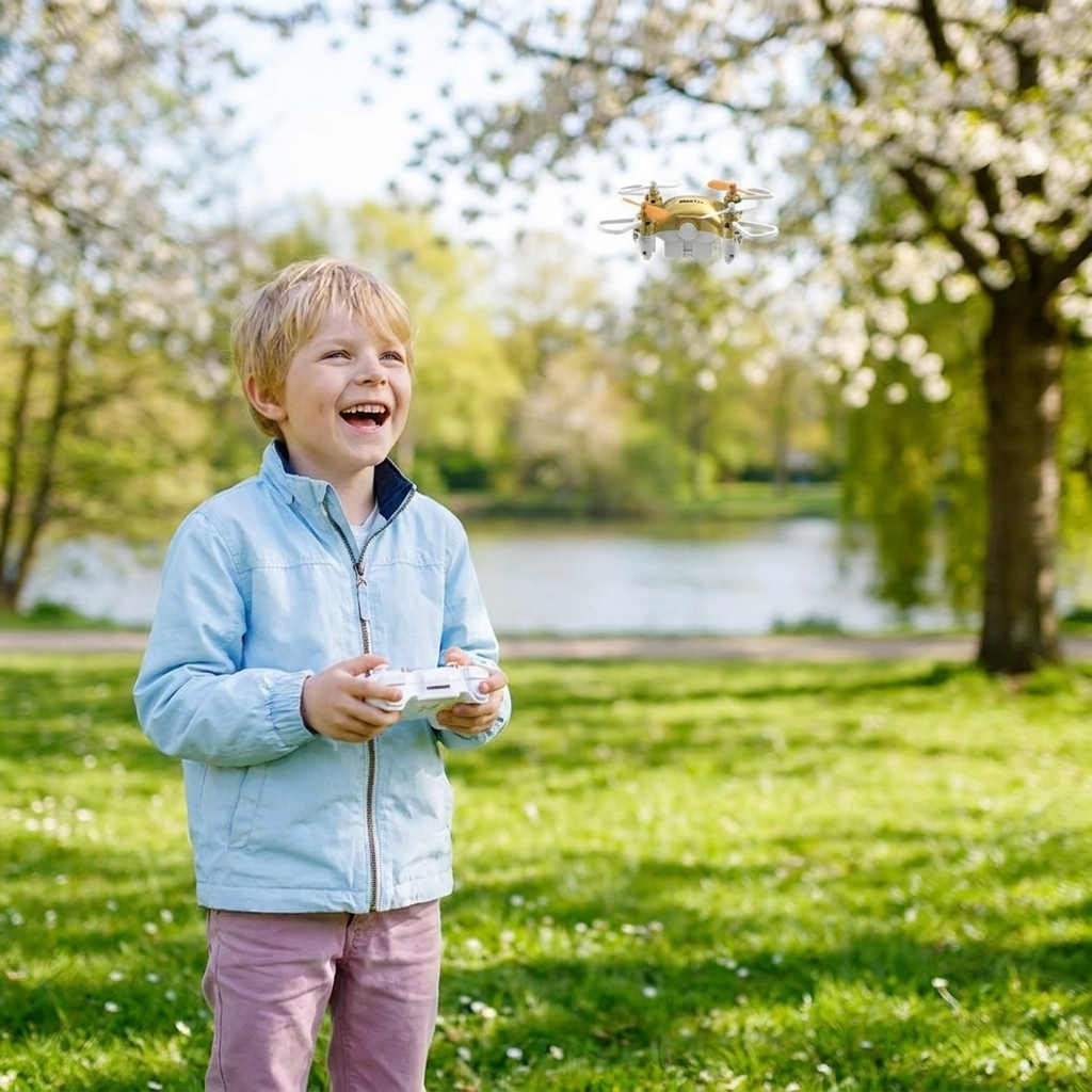 Mini-Drohne – ferngesteuerter Stunt-Flieger für Kinder