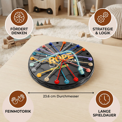 Knoten- & Seil-Logikspiel – Denk- & Strategiespiel für Kinder
