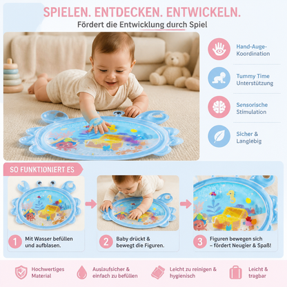 2-in-1 Interaktives Bauchlage-Spielzeug & Spielmatte