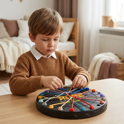 Knoten- & Seil-Logikspiel – Denk- & Strategiespiel für Kinder