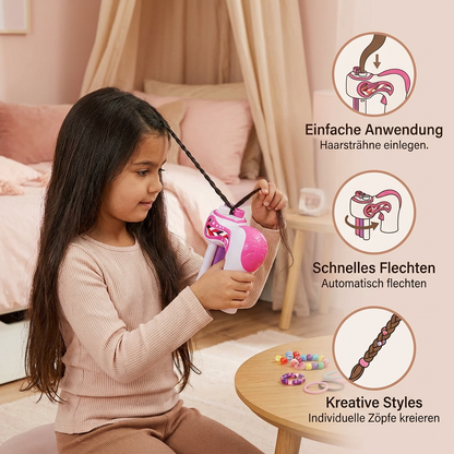 Automatisches Haarflechtgerät für Kinder – Einfaches DIY Styling Tool