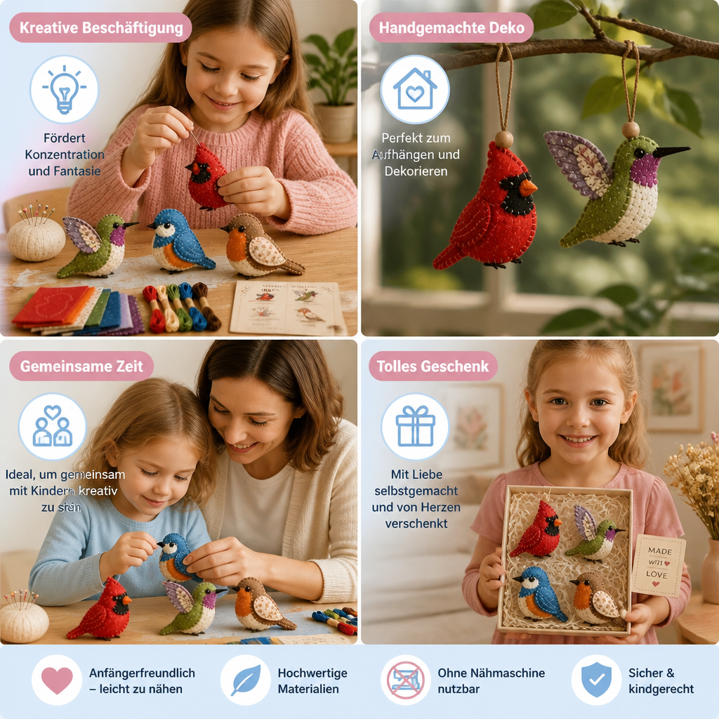 DIY-Plüsch-Nähset – Nähe deine eigene niedliche Figur