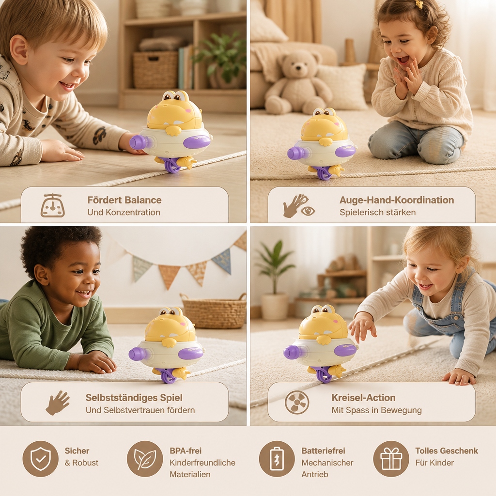 Dino-Balance-Kreiselspielzeug für Kinder