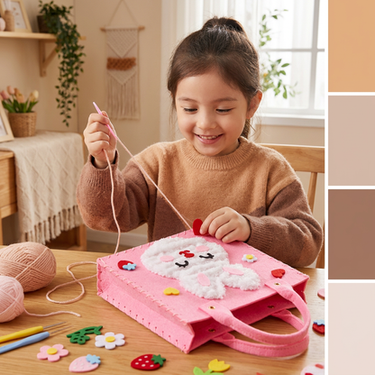 DIY-Plüschtaschen-Bastelset für Kinder
