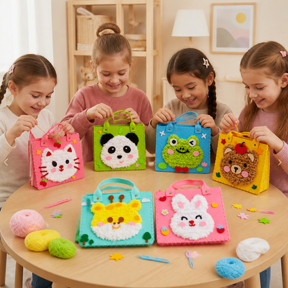 DIY-Plüschtaschen-Bastelset für Kinder