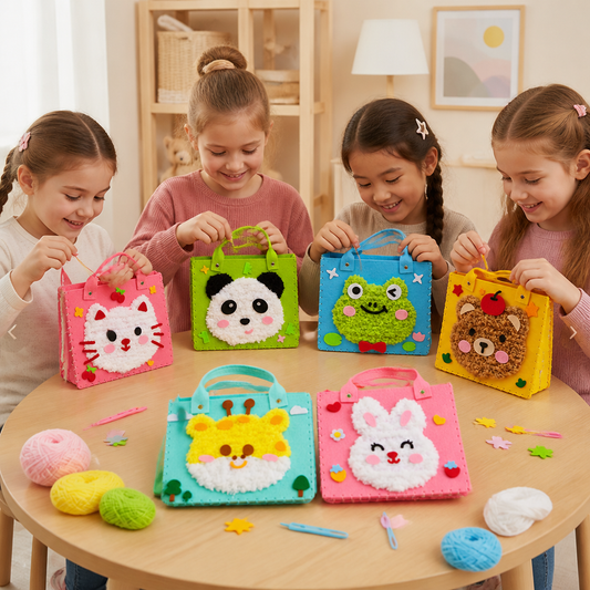 DIY-Plüschtaschen-Bastelset für Kinder