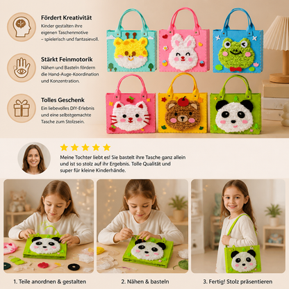 DIY-Plüschtaschen-Bastelset für Kinder