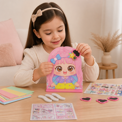 DIY-Friseur-Bastelset für Kinder