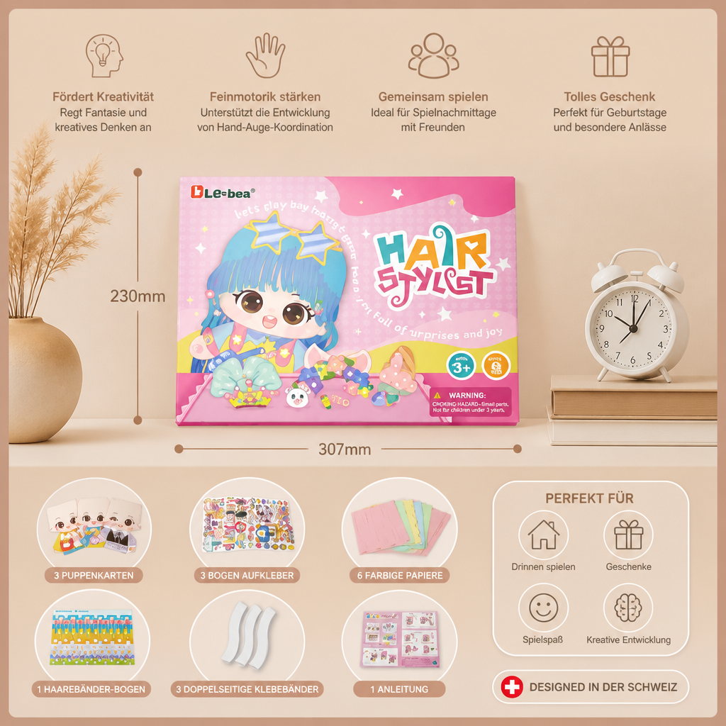 DIY-Friseur-Bastelset für Kinder