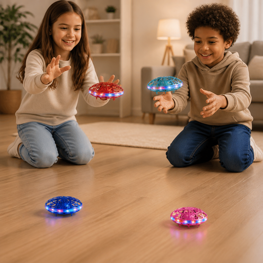 Bewegungsgesteuerte LED-UFO-Flugdrohne